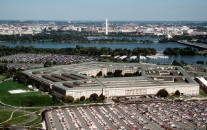DF-ST-87-06962 	The Pentagon, headquarters of the Department of Defense.  DoD photo by Master Sgt. Ken Hammond, U.S. Air Force.